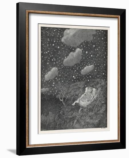 Hush-A-Bye Baby on the Tree Top-S.h. Sime-Framed Art Print