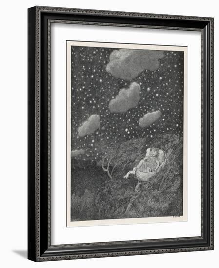 Hush-A-Bye Baby on the Tree Top-S.h. Sime-Framed Art Print