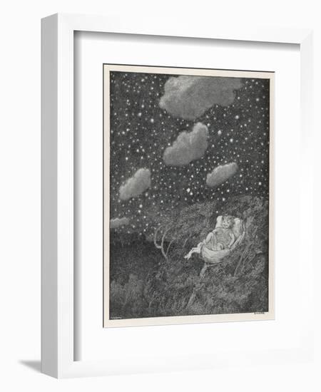 Hush-A-Bye Baby on the Tree Top-S.h. Sime-Framed Art Print