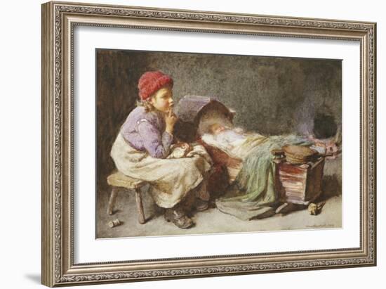 Hush, Hush-John Henry Henshall-Framed Giclee Print