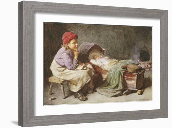 Hush, Hush-John Henry Henshall-Framed Giclee Print