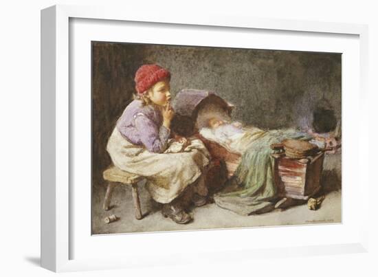 Hush, Hush-John Henry Henshall-Framed Giclee Print