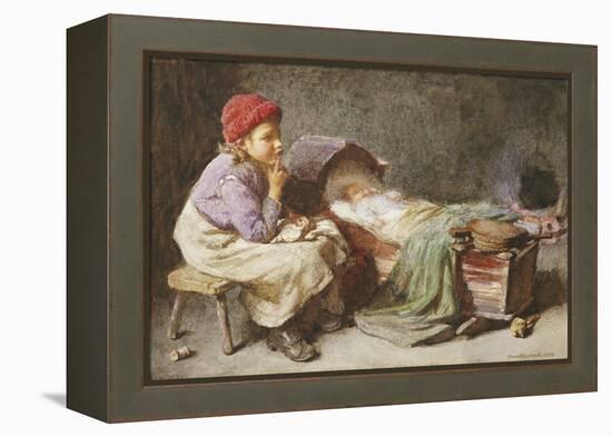 Hush, Hush-John Henry Henshall-Framed Premier Image Canvas