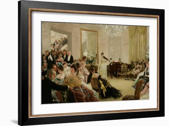 Hush! (The Concert), c.1875-James Jacques Joseph Tissot-Framed Giclee Print