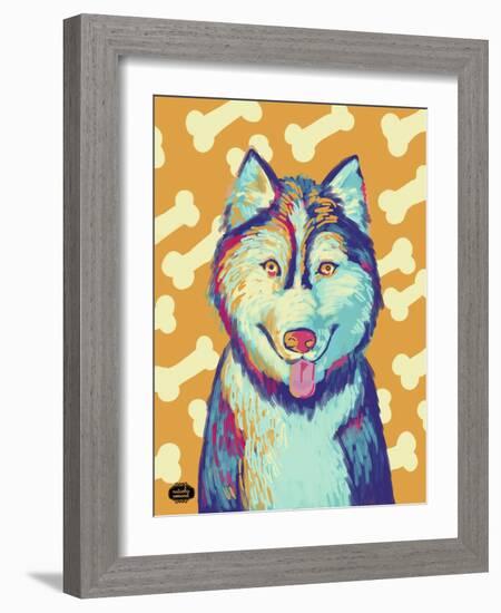 Husky Pop-Natasha Wescoat-Framed Giclee Print