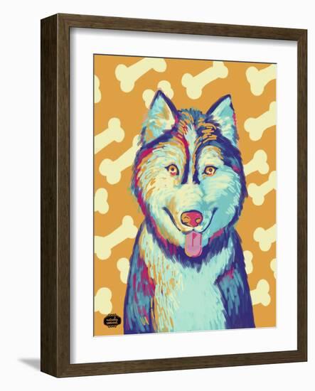 Husky Pop-Natasha Wescoat-Framed Giclee Print