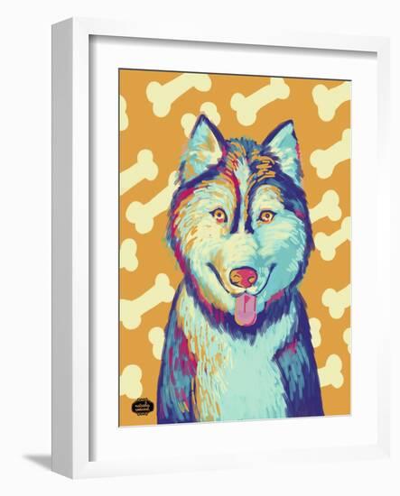 Husky Pop-Natasha Wescoat-Framed Giclee Print