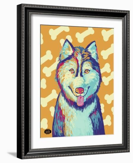 Husky Pop-Natasha Wescoat-Framed Giclee Print