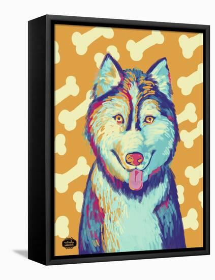 Husky Pop-Natasha Wescoat-Framed Premier Image Canvas