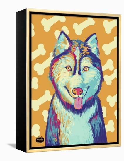 Husky Pop-Natasha Wescoat-Framed Premier Image Canvas