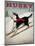 Husky Ski Co-Wild Apple Portfolio-Mounted Art Print