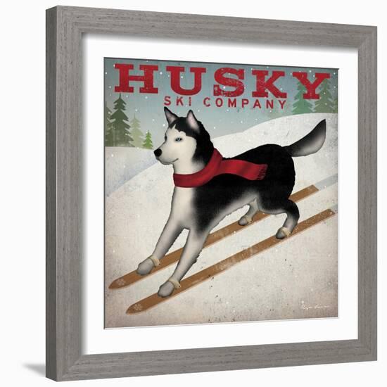 Husky Ski Co-Ryan Fowler-Framed Art Print