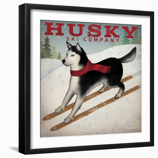 Husky Ski Co-Ryan Fowler-Framed Art Print