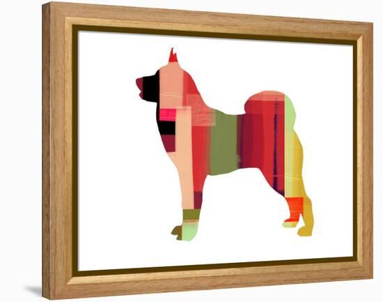 Husky-NaxArt-Framed Stretched Canvas