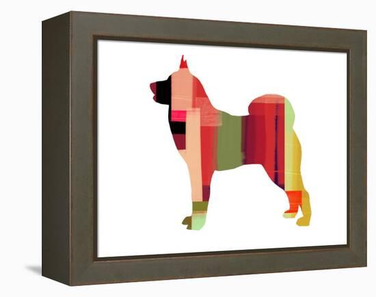Husky-NaxArt-Framed Stretched Canvas