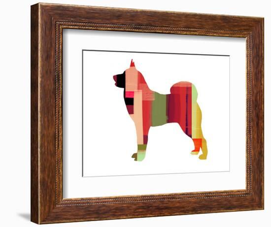 Husky-NaxArt-Framed Art Print