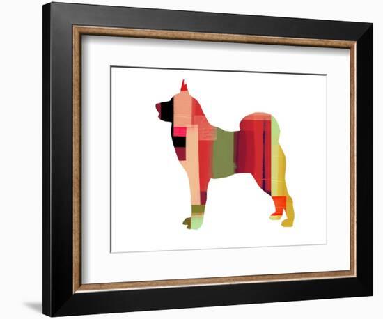 Husky-NaxArt-Framed Art Print