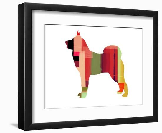 Husky-NaxArt-Framed Art Print