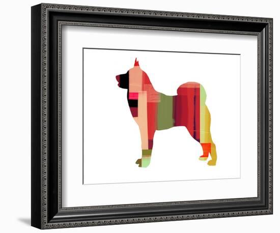 Husky-NaxArt-Framed Art Print