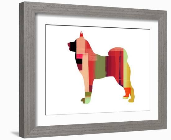 Husky-NaxArt-Framed Art Print
