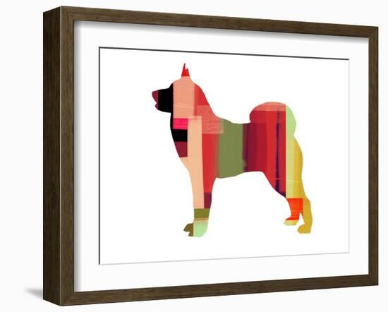 Husky-NaxArt-Framed Art Print