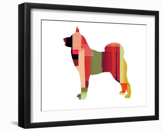 Husky-NaxArt-Framed Art Print