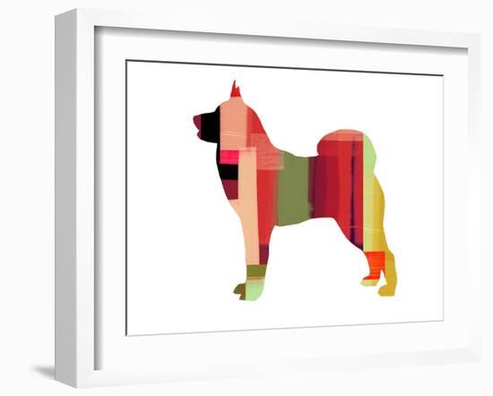 Husky-NaxArt-Framed Art Print