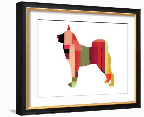 Husky-NaxArt-Framed Art Print