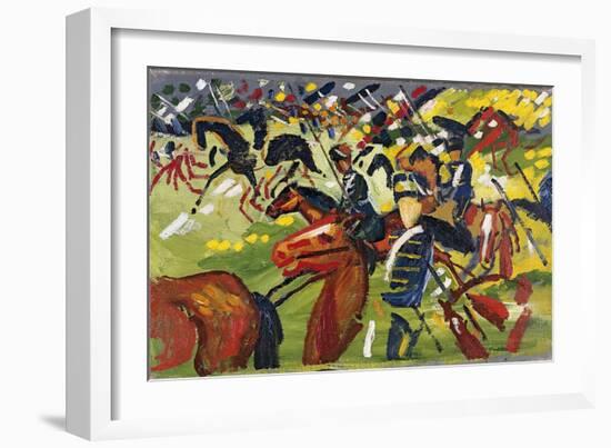 Hussars on a Sortie, 1913-August Macke-Framed Giclee Print