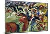 Hussars Setting Out, 1913-August Macke-Mounted Giclee Print
