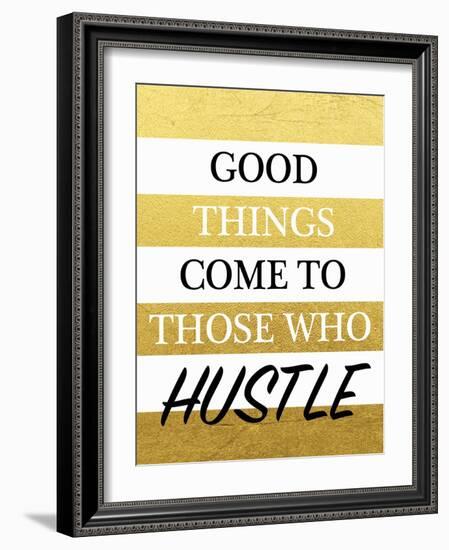 Hustle-Victoria Brown-Framed Art Print