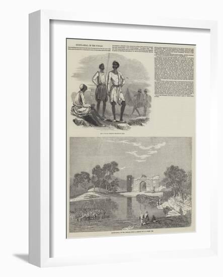 Husyn-Abdal, in the Punjab-Godfrey Thomas Vigne-Framed Giclee Print