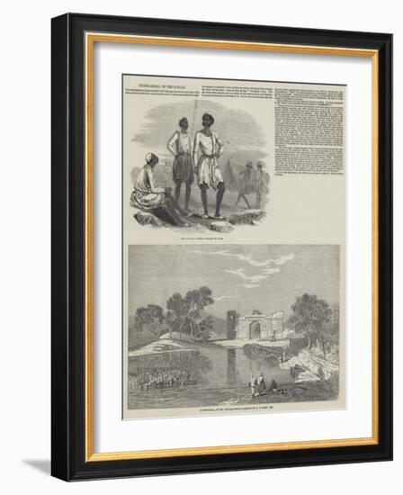 Husyn-Abdal, in the Punjab-Godfrey Thomas Vigne-Framed Giclee Print