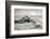 Hut and Mt. Erebus Photographed by Moonlight, 13th June 1911-Herbert Ponting-Framed Photographic Print