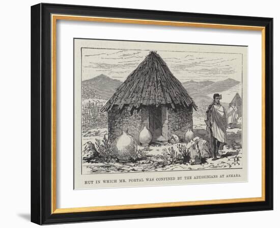 Hut in Which Mr Portal Was Confined by the Abyssinians at Asmara-null-Framed Giclee Print