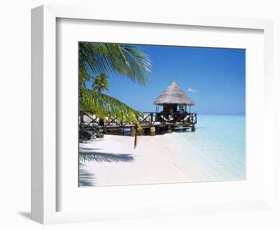 Hut on the Beach-null-Framed Photographic Print