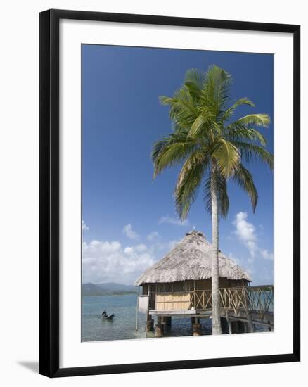 Hut Over Water, Yandup Island, San Blas Islands (Kuna Yala Islands), Panama, Central America-Richard Maschmeyer-Framed Photographic Print