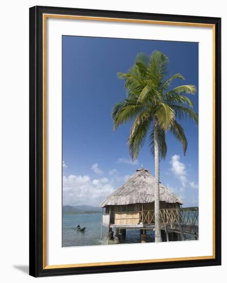 Hut Over Water, Yandup Island, San Blas Islands (Kuna Yala Islands), Panama, Central America-Richard Maschmeyer-Framed Photographic Print