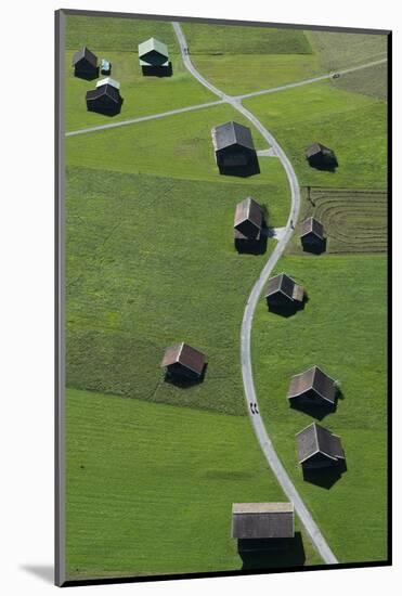 Huts, Haystacks, Mountain Pasture, Path, Nature-Frank Fleischmann-Mounted Photographic Print