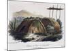 Huts in Astrolabe Cove-null-Mounted Giclee Print