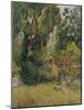 Huts Under the Trees-Paul Gauguin-Mounted Giclee Print