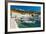 Hvar Harbour and Fortica (Spanish Fortress)-Matthew Williams-Ellis-Framed Photographic Print