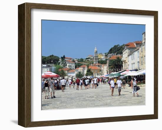 Hvar Town, Croatia-Peter Thompson-Framed Photographic Print