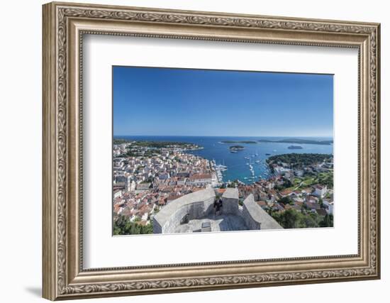 Hvar Town & Harbor-Rob Tilley-Framed Photographic Print