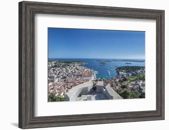 Hvar Town & Harbor-Rob Tilley-Framed Photographic Print