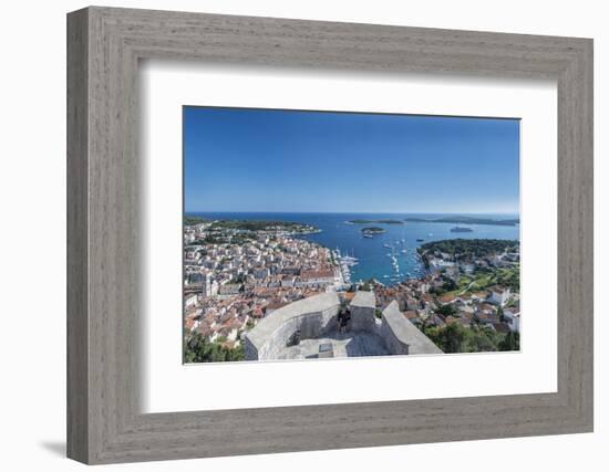 Hvar Town & Harbor-Rob Tilley-Framed Photographic Print