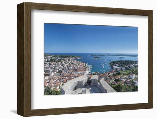 Hvar Town & Harbor-Rob Tilley-Framed Photographic Print