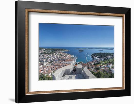 Hvar Town & Harbor-Rob Tilley-Framed Photographic Print