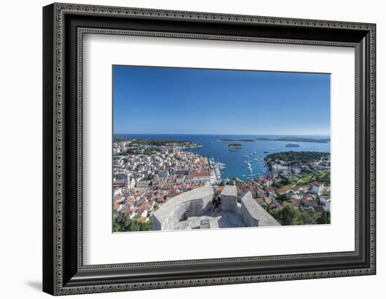 Hvar Town & Harbor-Rob Tilley-Framed Photographic Print