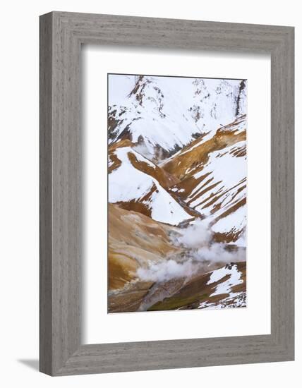 Hveradalir Geothermal Area, Iceland, Polar Regions-Michael-Framed Photographic Print